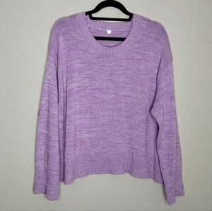 Margaret O'Leary Purple Organic Cotton Sweater Women's Size Large